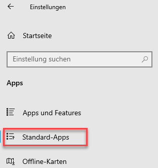 Standard-Apps
