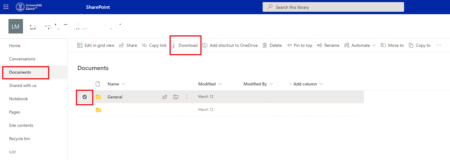 Select and Download in SharePoint