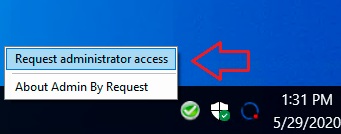 Admin Session Windows